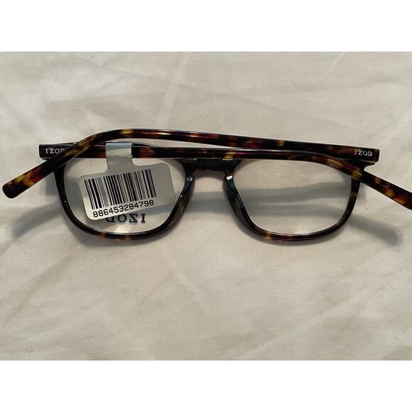 IZOD IZ1315 50-19 MATTE TORTOISE EYEGLASSES FRAME ONLY - Picture 5 of 5